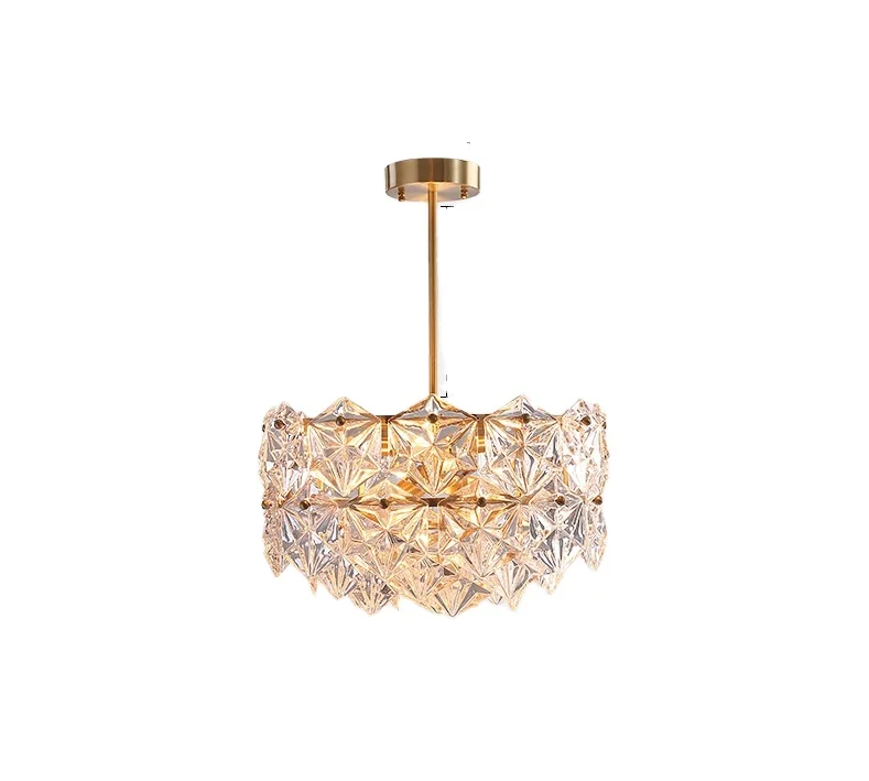 OMEYI-096 new product 2020 european square crystal  lighting modern dining room chandelier