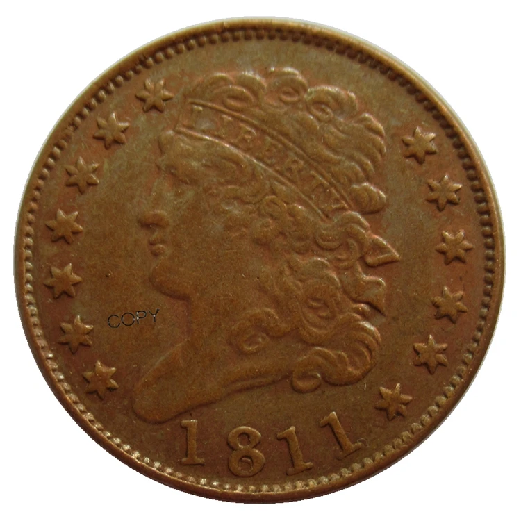 US 1811 Classic Head Half Cen