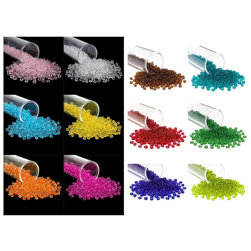 

Wholesale Transparent  2mm 3mm 4mm for Bracelet Jewelry Making, Multi colors