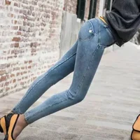 

Z91659A Women's fashion style push up stretch skinny jeans,slim denim jeans pants