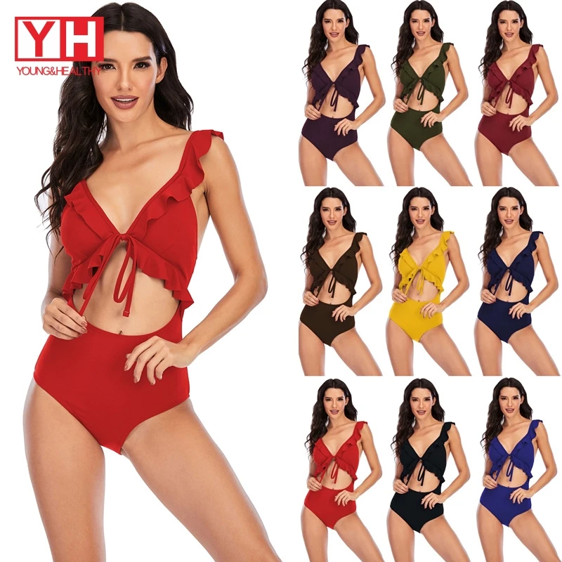 

Two Piece Blank Beachwear Wholesale Sexy Women Bikini Swimwear