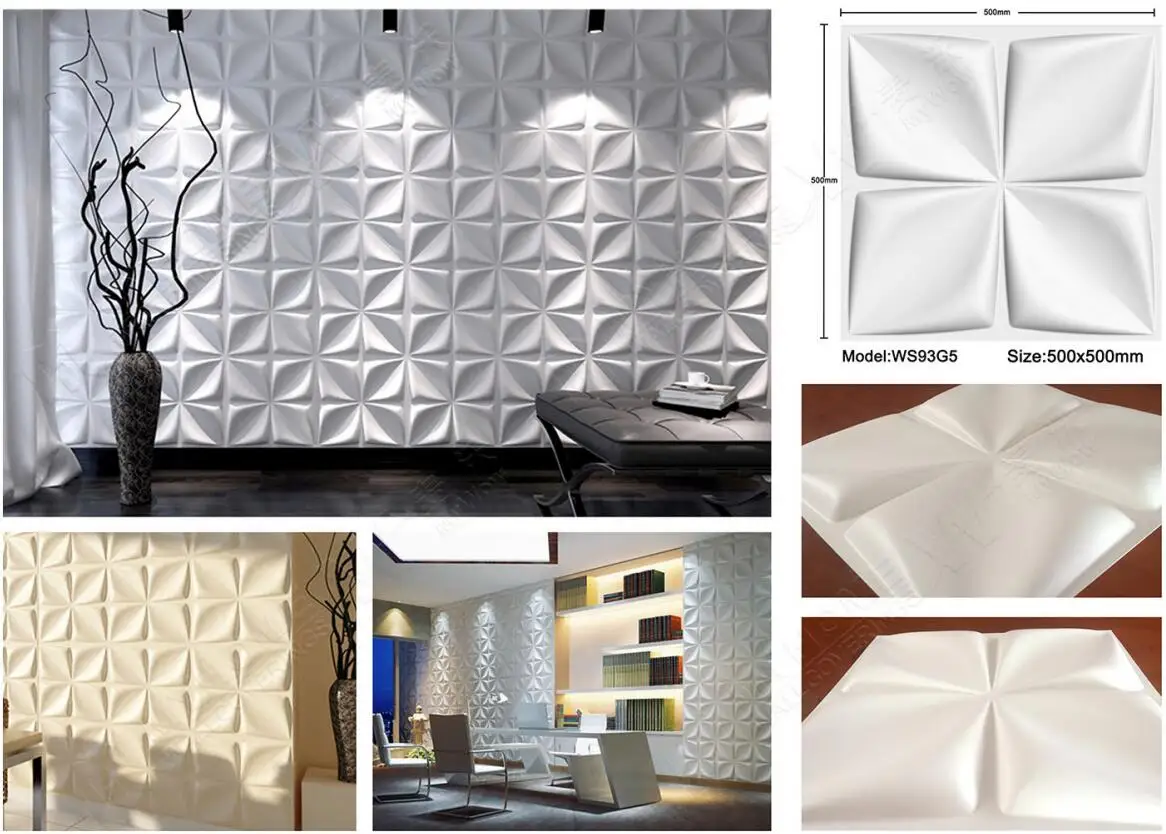 Wholesale Price Waterproof Paintable 3d Pvc Wall Panels For Walls ...