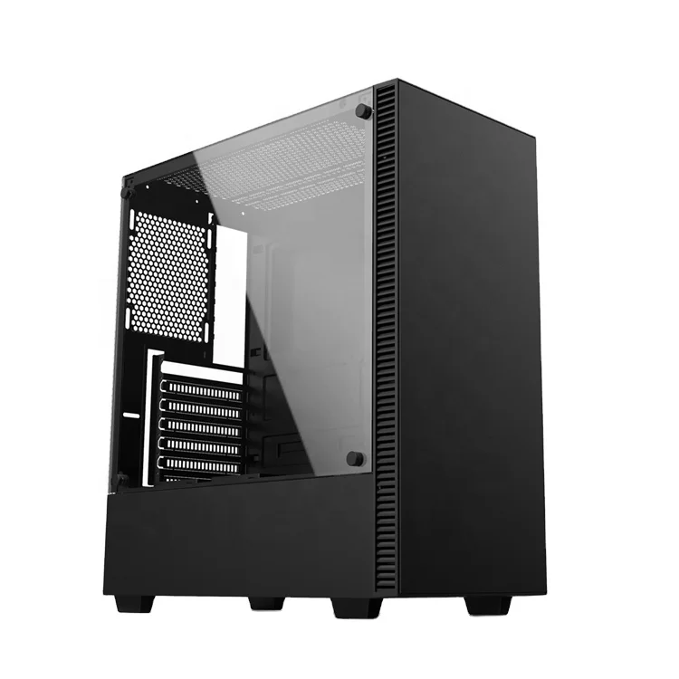 Entry Level Tempered Glass Gaming Pc Cabinet Case Gaming With 2pcs Ssd ...