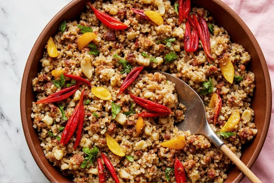 Koch experimentiert mit Gewürzen