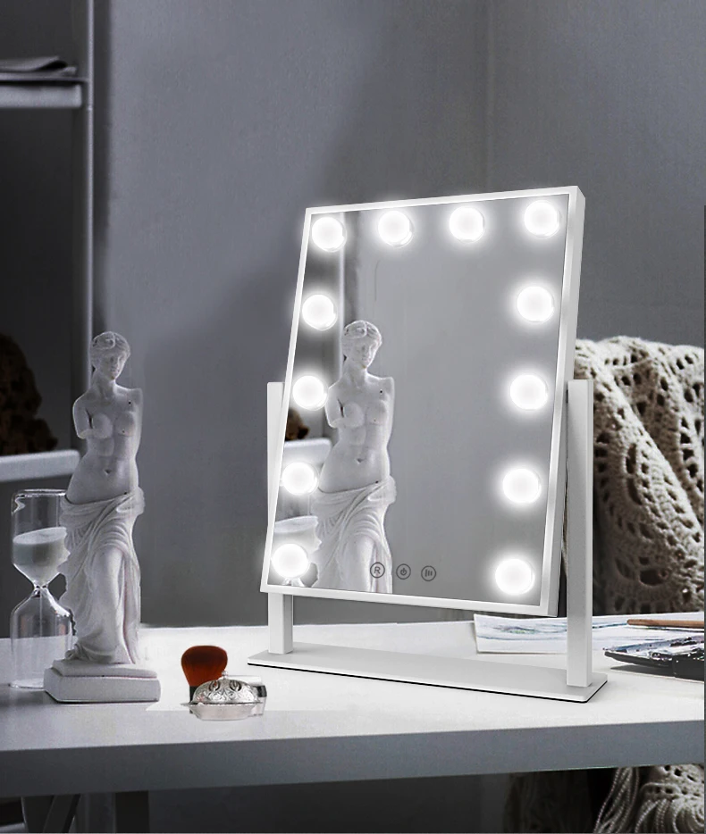 

Factory wholesale Bulbs Lighted Hollywood Vanity Mirror, Oem