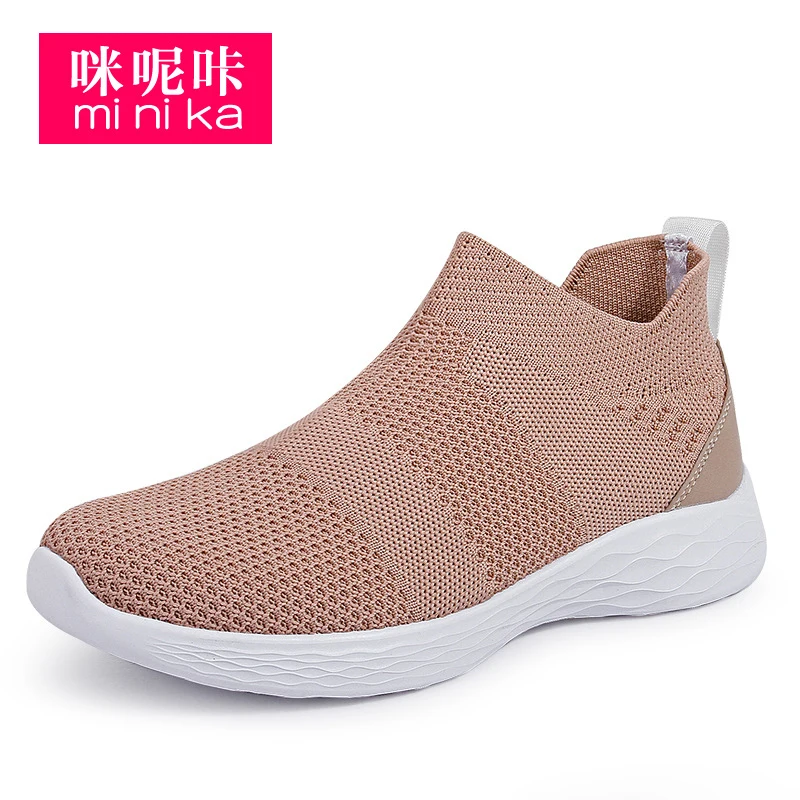 
Minika Wholesale Women Lightweight Breathable Mesh Running Shoes Women Height Increasing Casual Shoes  (62258472479)