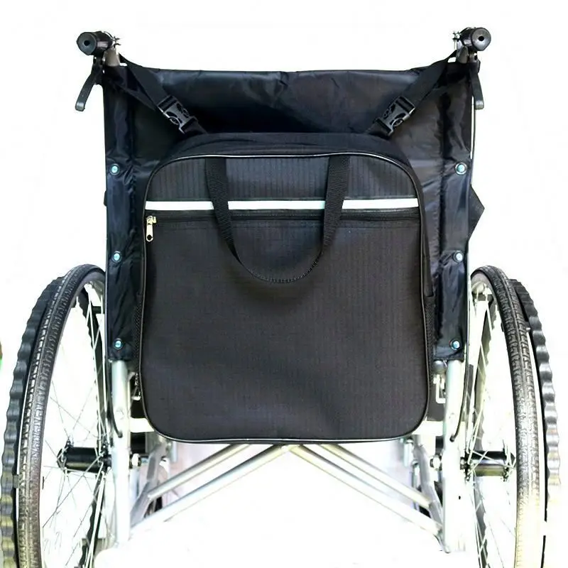 

portable folding wheelchair bag ,NAYqd folding walker bag organizer pouch, Black