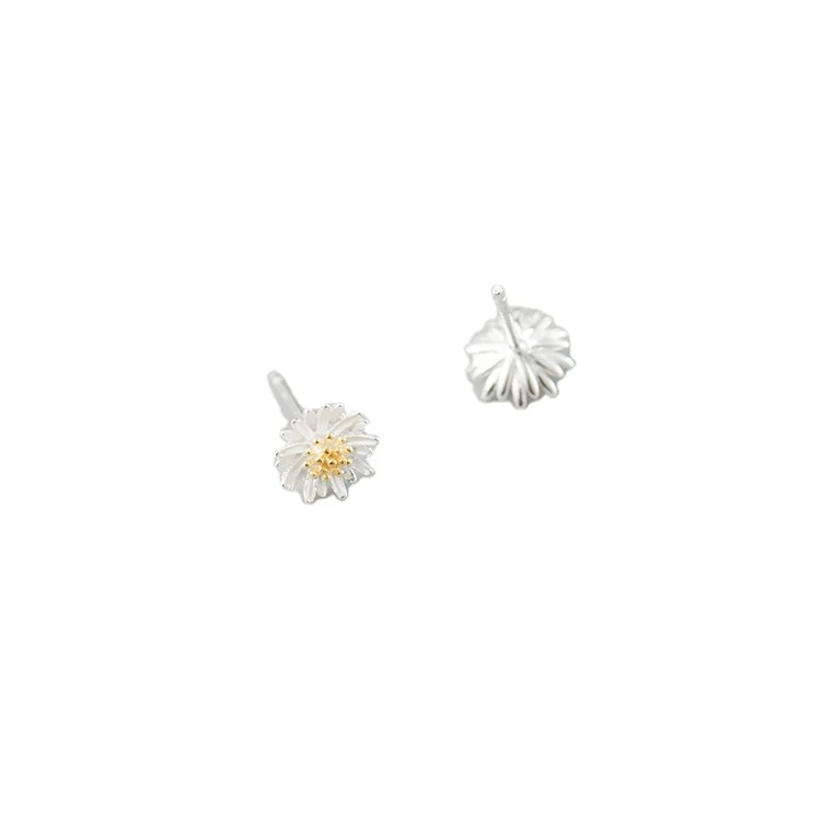 

Boho Cute Flower Earrings for Women Korean Jewelry Kids Girls Gifts Fashion Flower Stud Earring, Picture