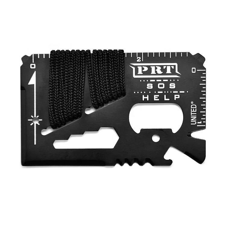 

14 in 1 Stainless Steel Survival Credit Cards Multi Tool Card with Custom Logo