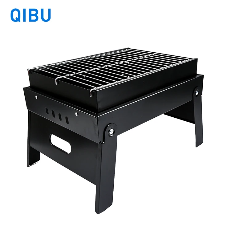 

Qibu BG6 easily cleaned electric bbq grill fish foldable custom argentine korean grill bbq, Black