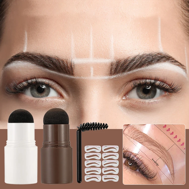 

Women Adjustable Waterproof Hairline Brow Stencil Eyebrow Template