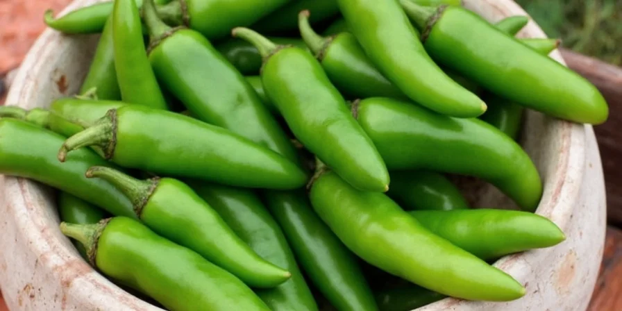 Comparison of Green vs. Red Serrano Peppers