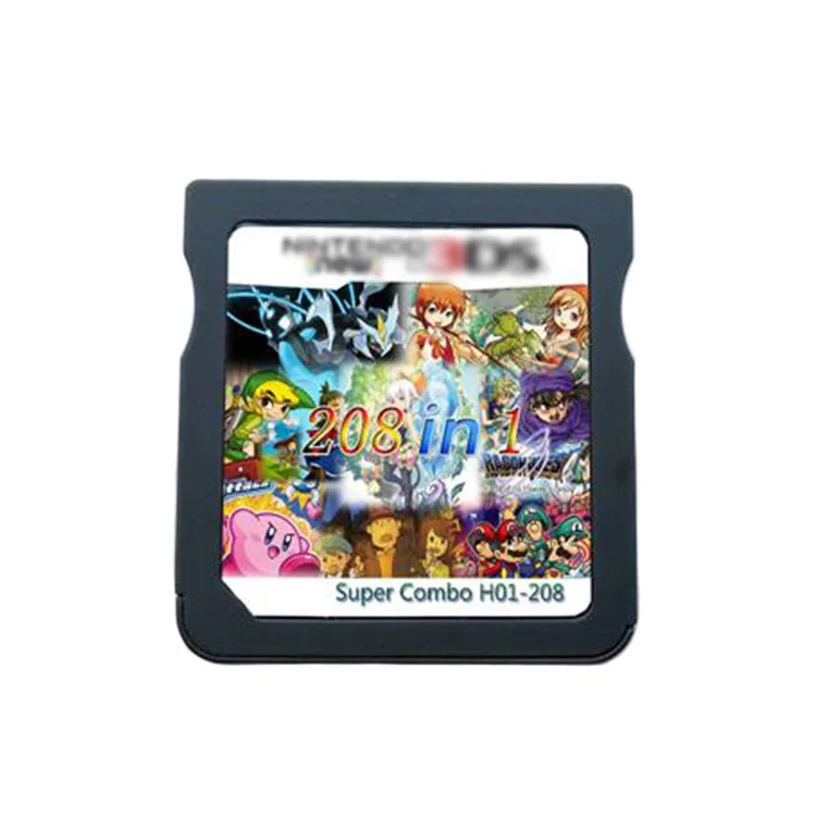 

2020 Hotselling Retro video games 208 IN 1 Games Cartridge Cards for Nintendo