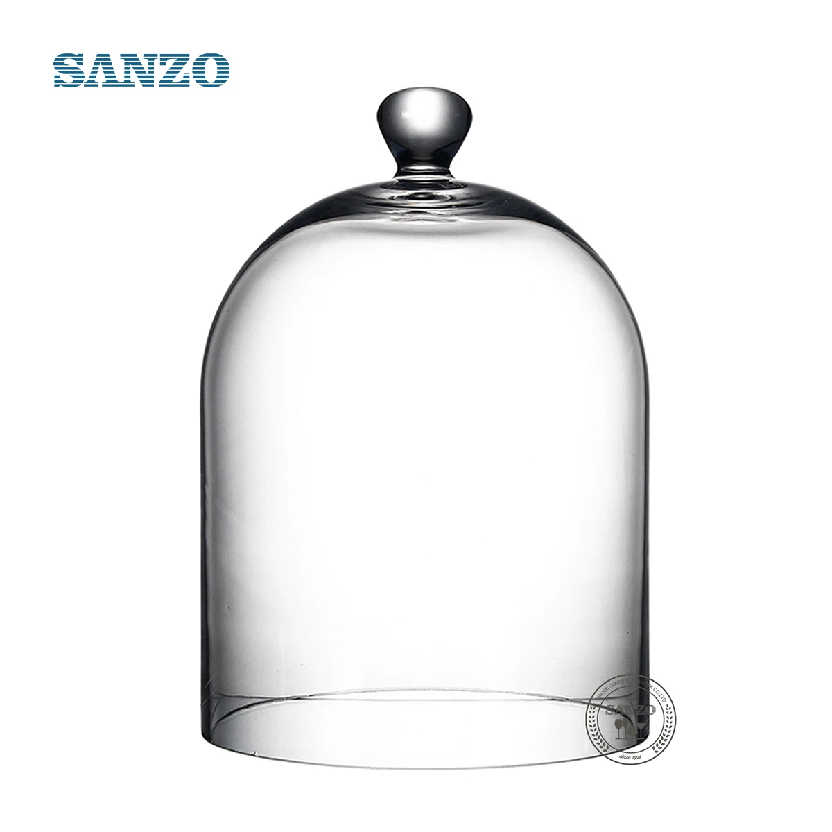 

410967 20.8cm Glass Cake Cover With Lid Round Cake Cover Transparent Plastic Snack Plate Household