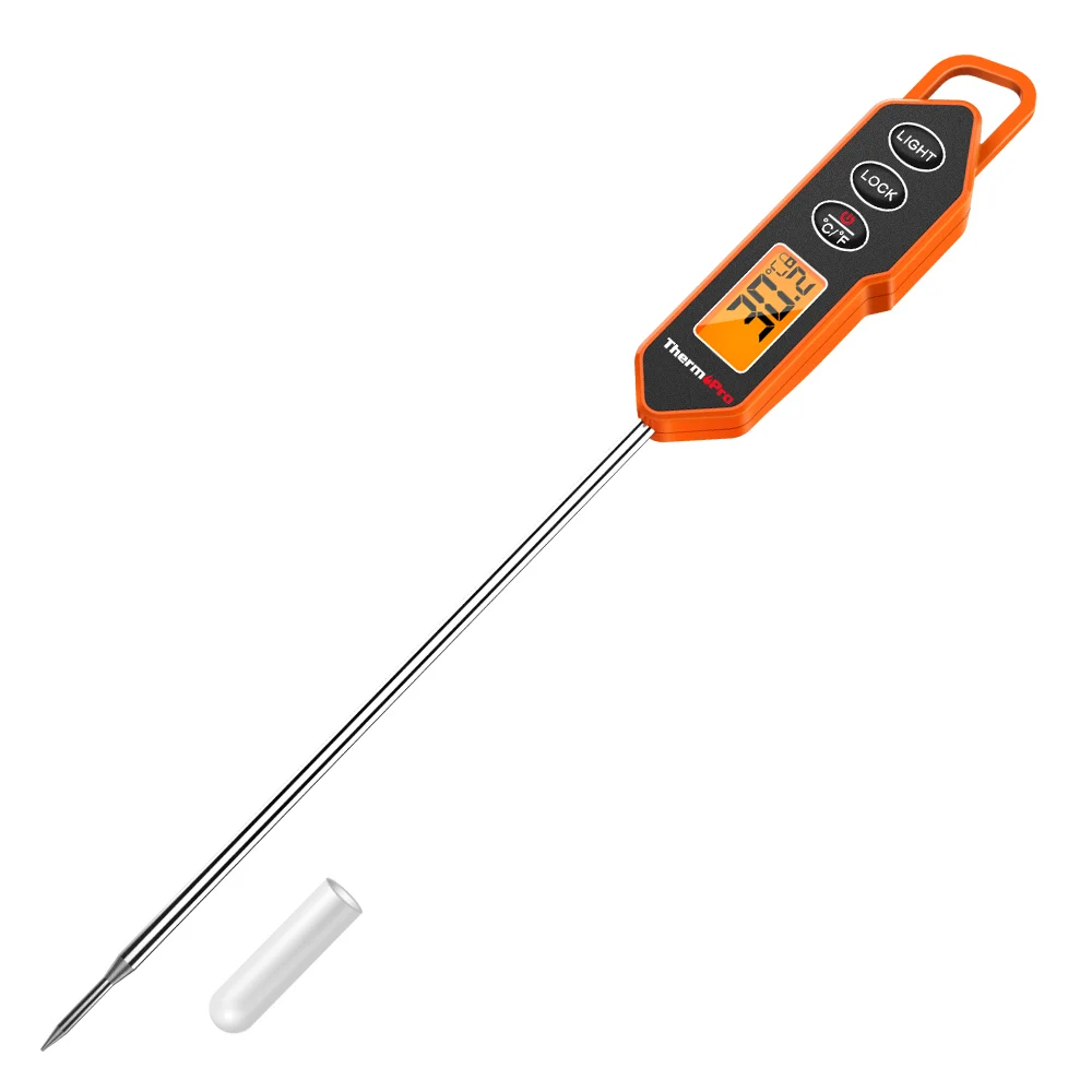 

ThermoPro TP01H Meat Milk Temperature Thermometer Stainless with Instant Read Probe