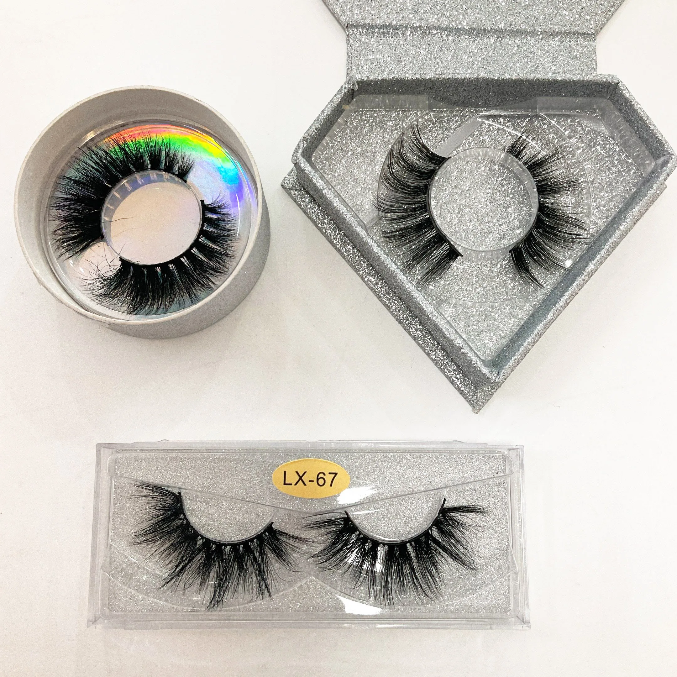 

Full strip lashes short mink lashes wholesale 3d mink eyelashes vendor private label 25mm mink eyelash vendor, Black