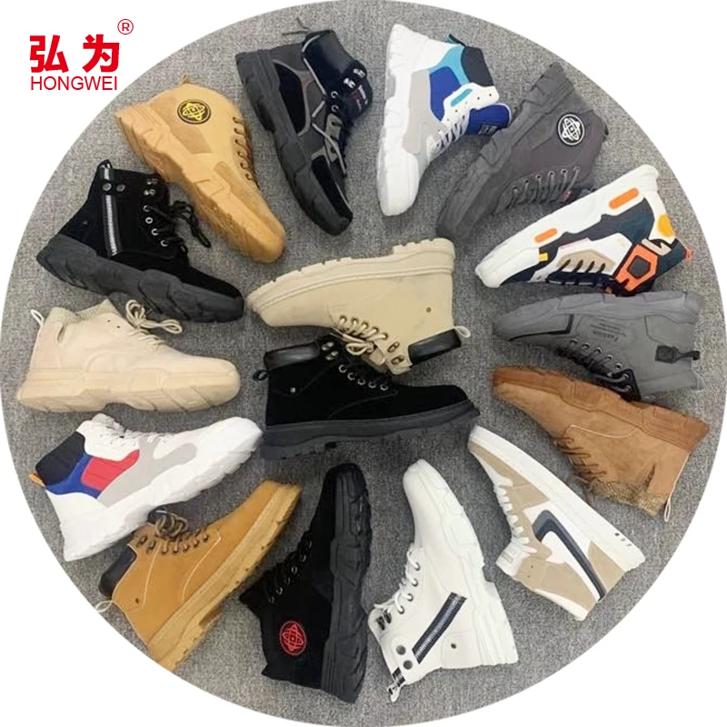 

fashion classic 2021 New design Boots Men's Tooling Boots Retro British Style All-Match High-Top Boots, Mixed