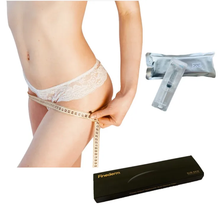 

Finederm cross linked dermal filler subskin filler for body care, Transparent