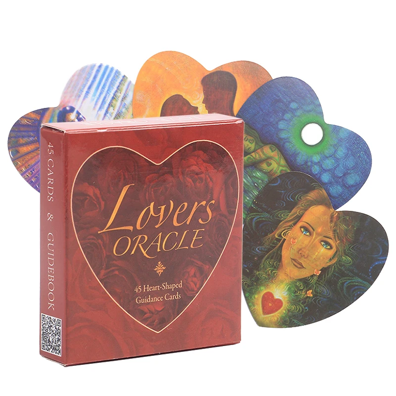 

New love Oracle tarot home heart-shaped fortune-telling Katarot board game poker spirit poker