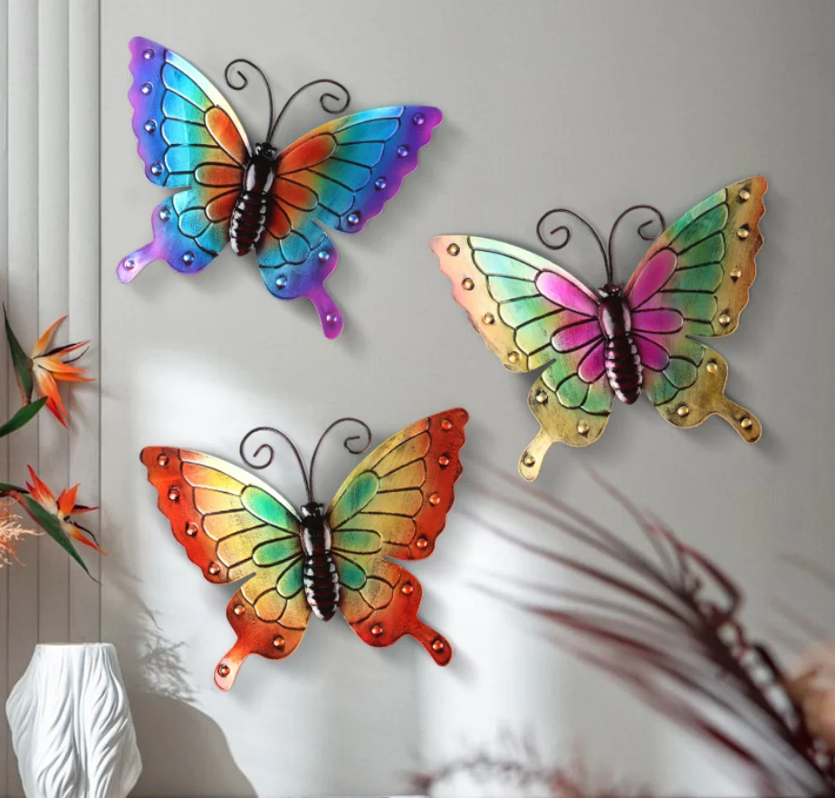 

Newart home decor butterfly metal wall decor