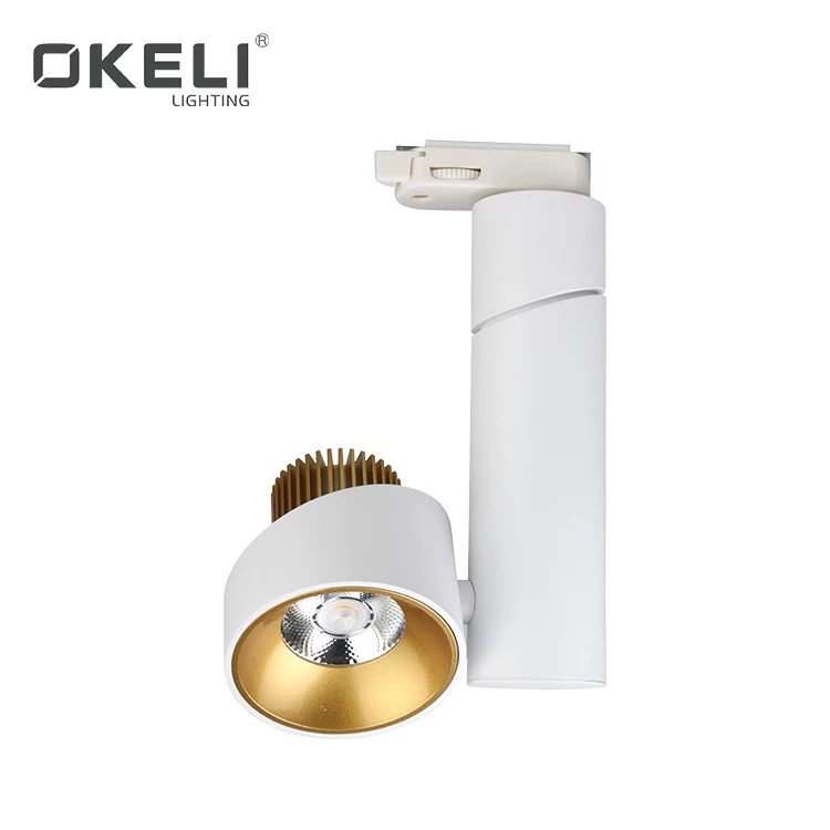
OKELI Clothing store showrooms exhibition led adjustable angle 10w led track light 