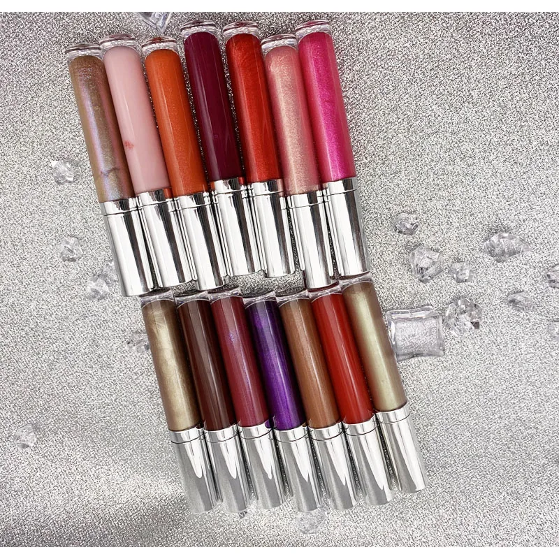 

Private label lipgloss cruelty free vegan free nude clear lipgloss