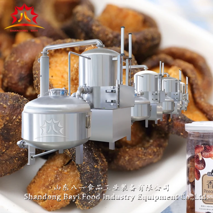 industrial nuts fruit kiwi apricot strawberry date vacuum fryer