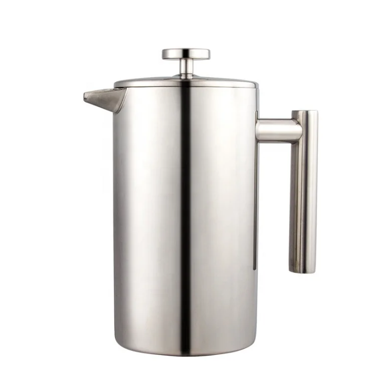 

French Press Stainless Steel 350ml Drop Shipping French Press Cup, Gold and silver