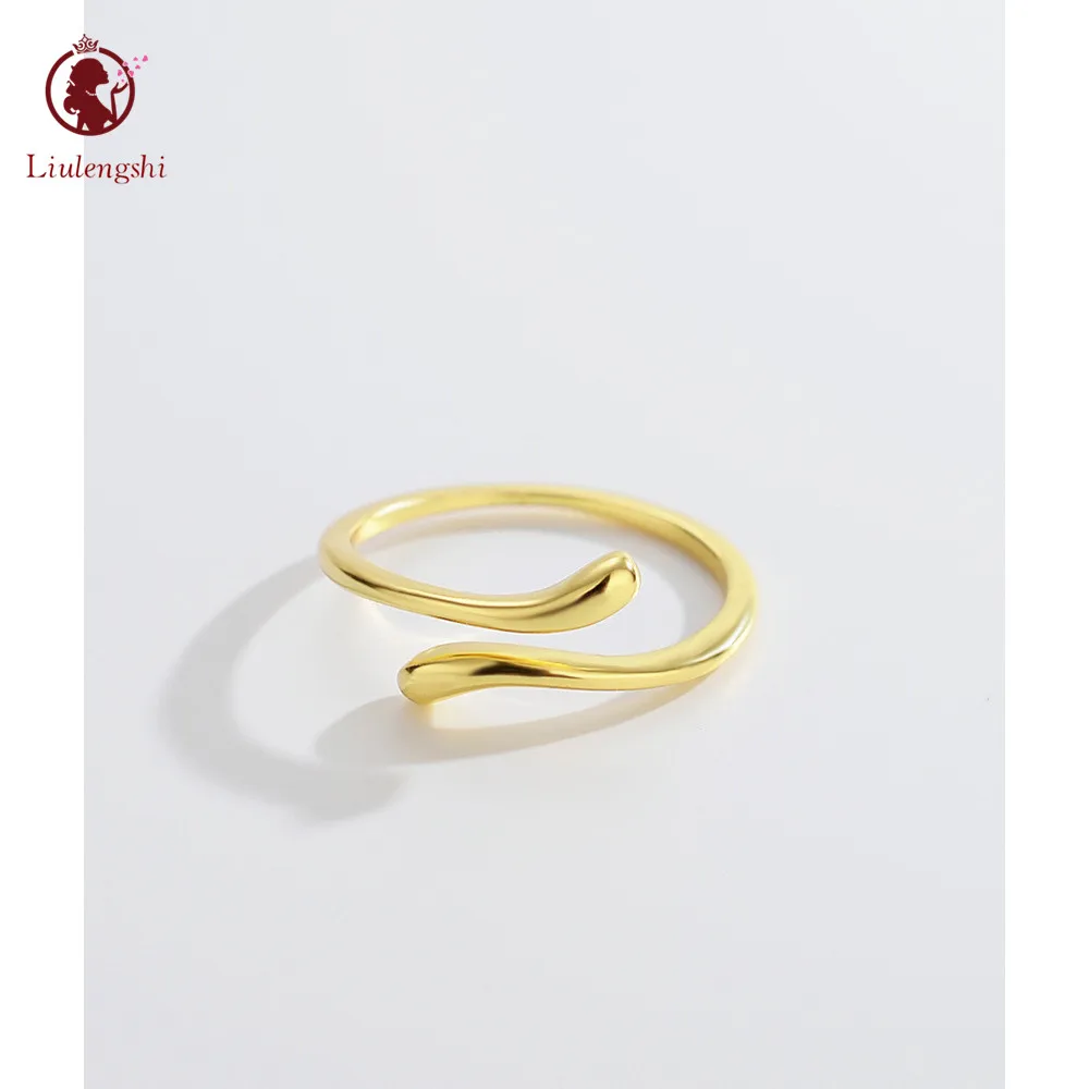 

Fashion Statement Gold Plated 925 Sterling Silver Fine Cross Ring High Polished Waterdrop Interweave Crossed Ring