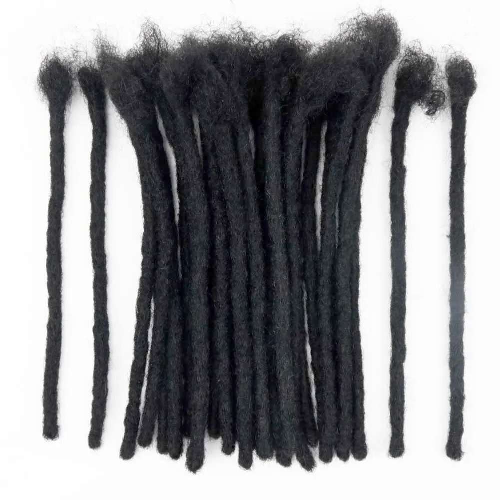 

afro kinky locs crochet handmade 100% human hair dreadlocks extensions
