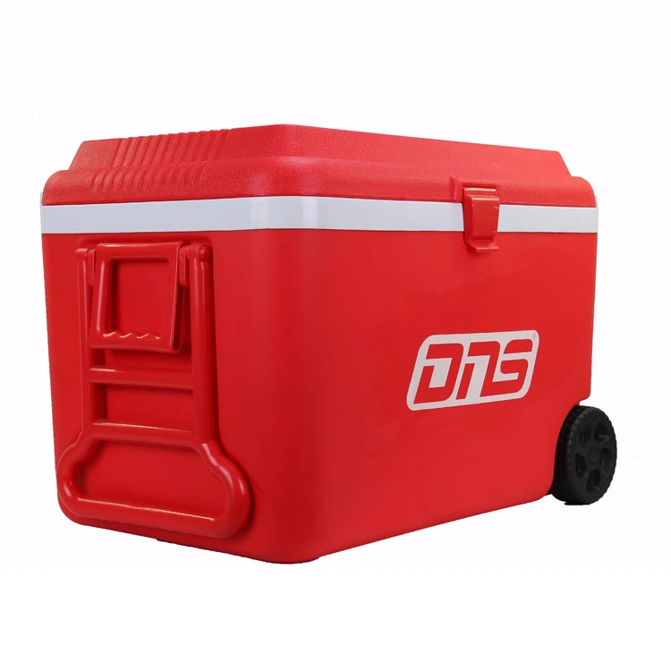 

Factory high quality 50L wine beer ice cool box in car portable insulate cool dometic outdoor cooling box, Solid color