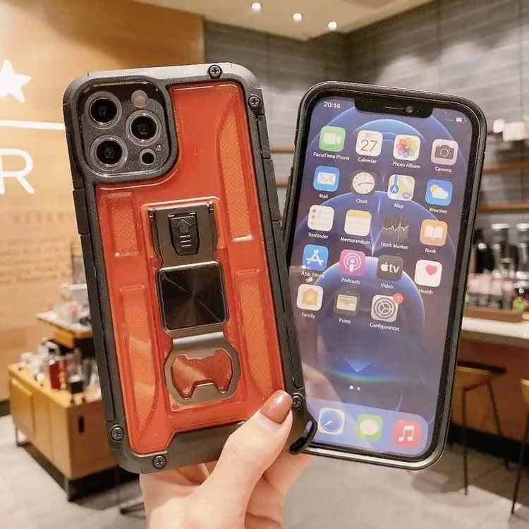 

2021 Up to date Magnetic bracket for hybrid electric vehicle phone case for Samsung A32 A52 S20 S21 anti drop protection cover, 5 colors