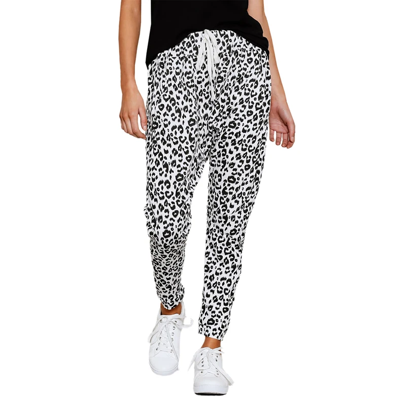 

Wholesale Casual Skinny Leopard Print 2020 Fashion Women Pants