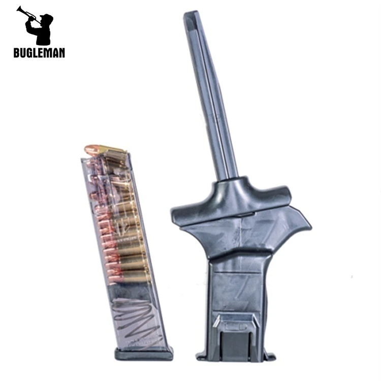 

Bugleman Universal Speed Loader Magazine Loader for 9MM .40S&W Magazines Polymer Black