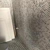 China Factory Price White&Grey Arrow Shape Marble Mosaic Herringbone Design Bathroom Wall Mosaic Tiles