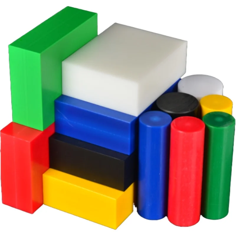 
2021 Cutting Black/white/blue/red/green Acetal Board Thick Polyacetal Plate Stick Plate Rod Color Acetal Pom Sheet 