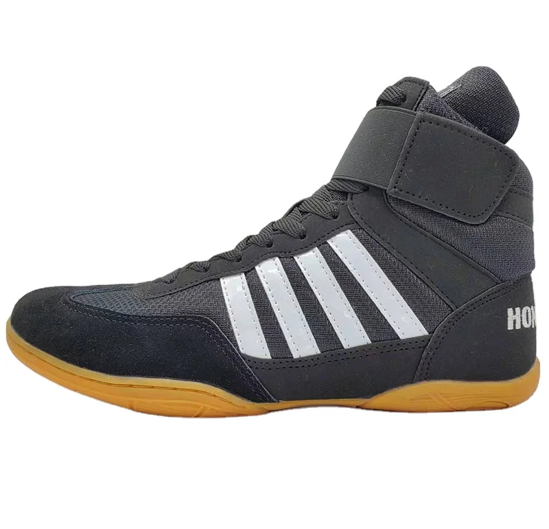 

Mens Boxing Trainer Shoe Boot Black