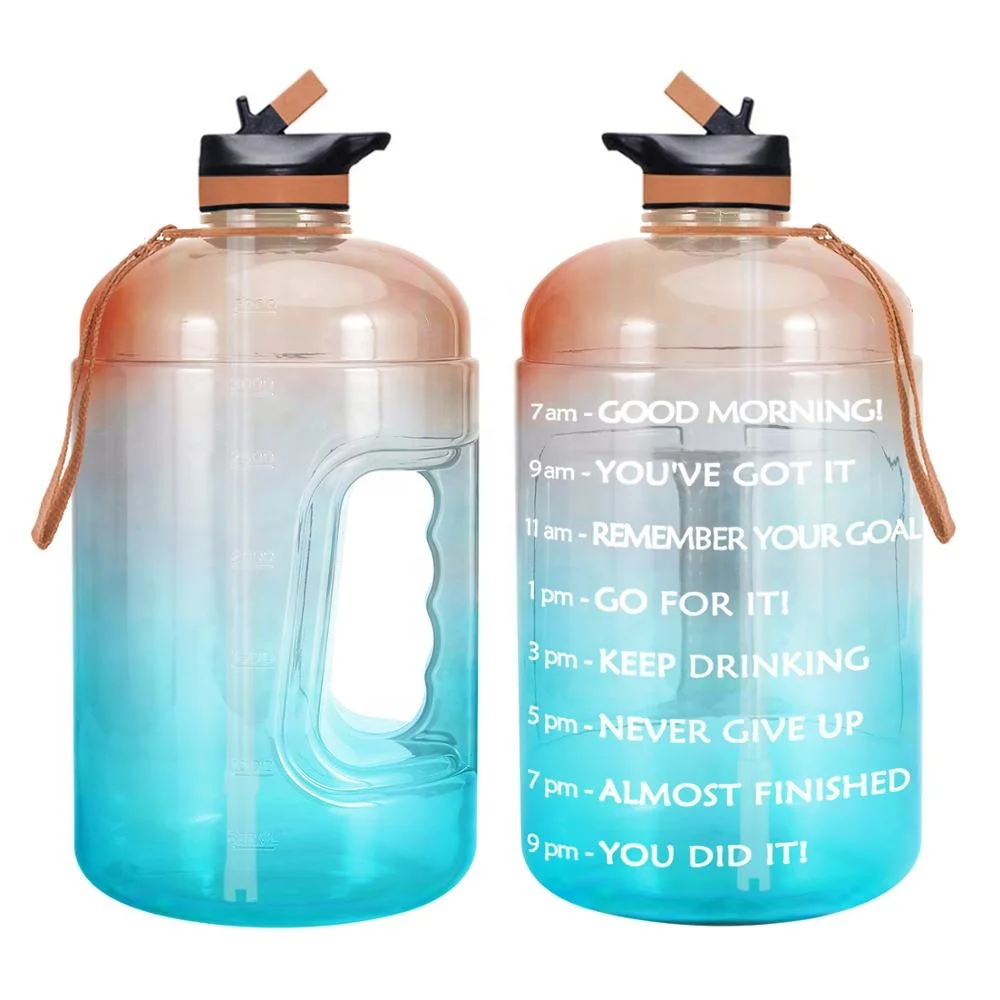 Bpa Free One Gallon Jug Big Capacity Drinking Water Bottle For Sport