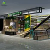 Pioneer Cell Phone Store Design With Slat Wall To Hang Phone Cases / Accessories