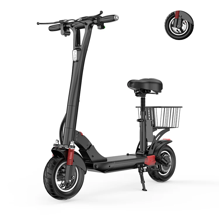 

LCD display new products sharing dual motor electric scooter powerful, Red