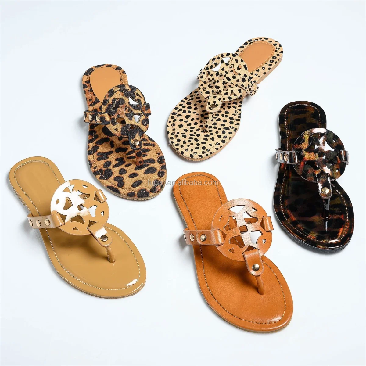 sandalias leopardo