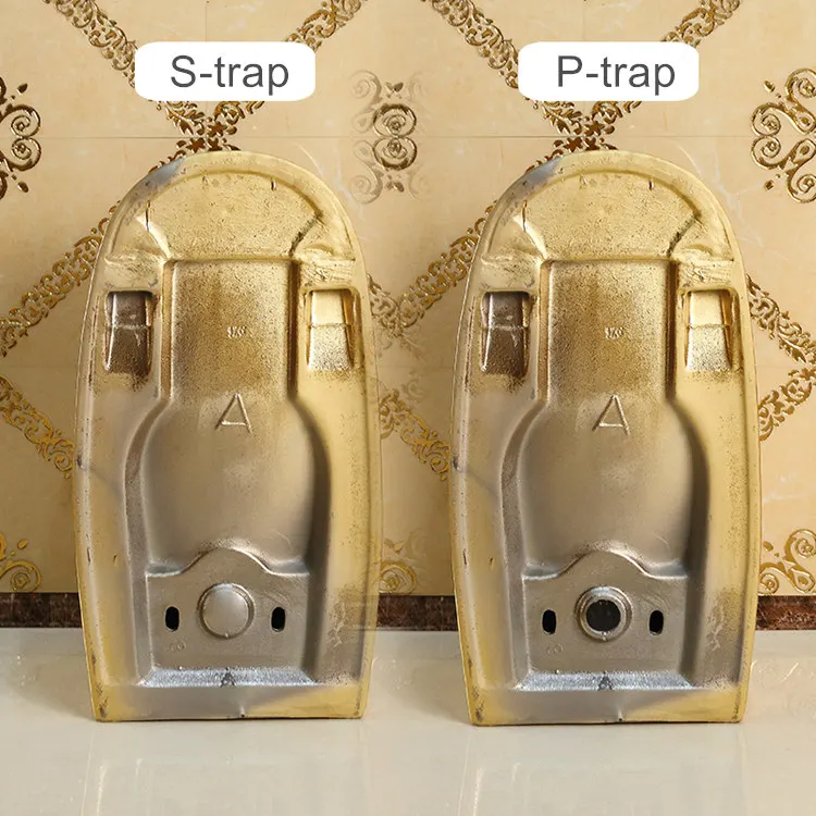 Chinese manufacturers ceramic wall hung gold urinals for male