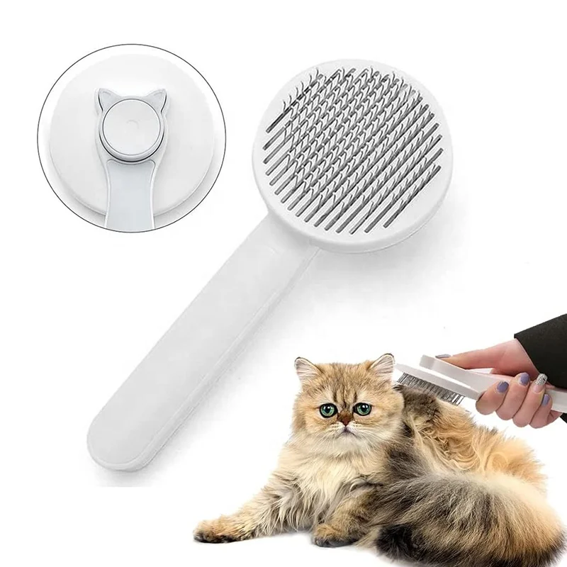 

Self Cleaning Slicker Brushes for Dogs Cats Pet Grooming Brush dogs shredding brush Gently Removes Loose Undercoat