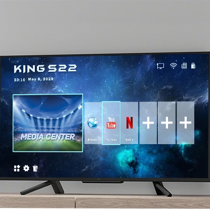 

Factory Price Wholesale Zoomtak King S22 4GB Amlogis S922X Smart TV Box Android