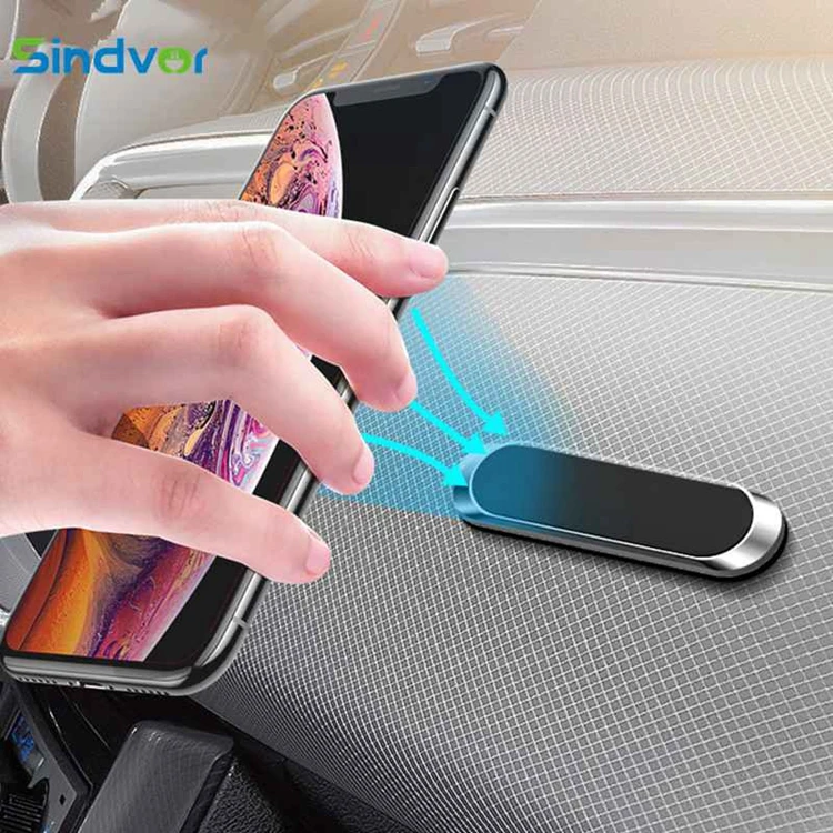 

Magnetic Phone Mount 360 Degrees Rotation Universal Mini Strip Cellphone Wall Stand Car Phone Holder