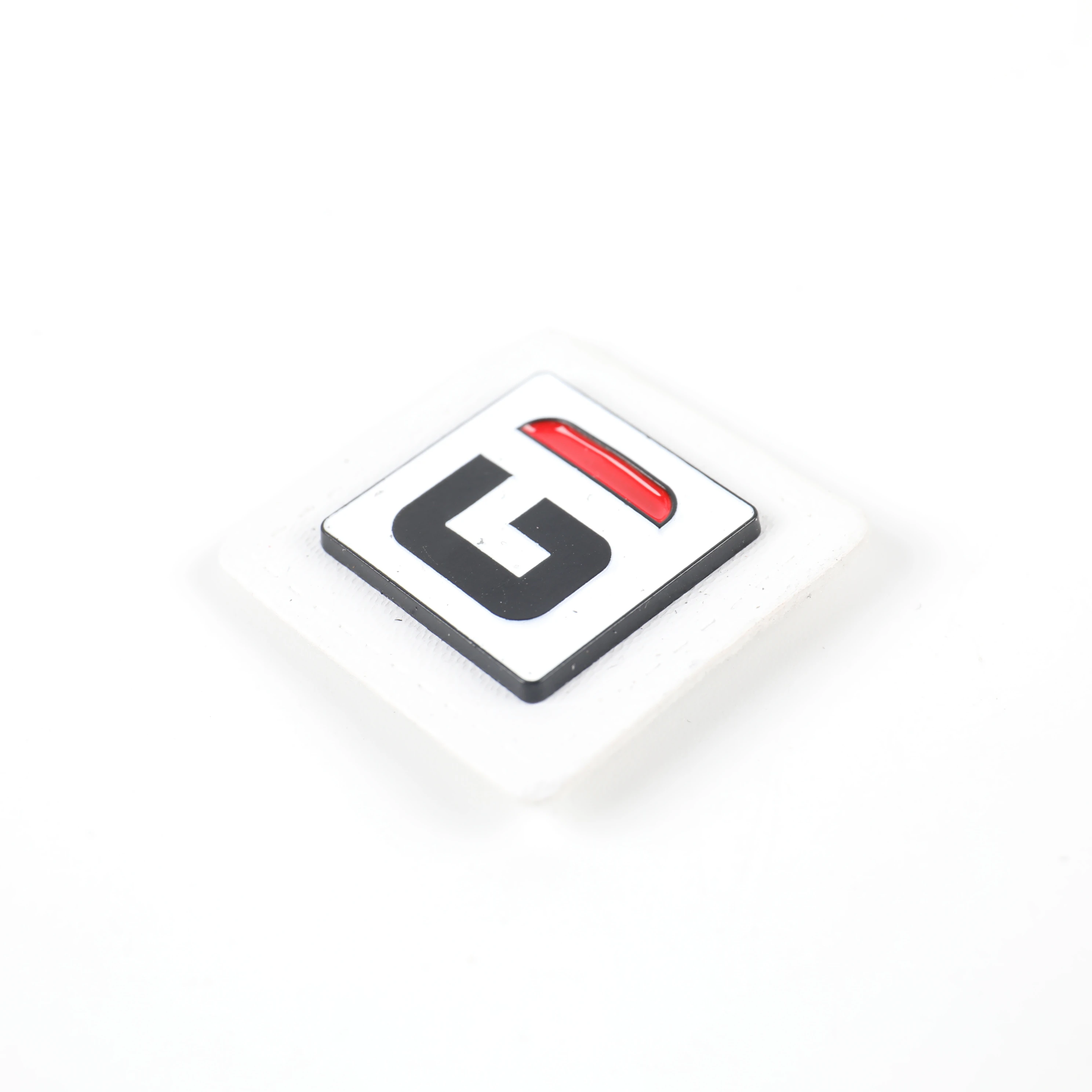 

High quality white metal tags private label leather hand bags, Custom color