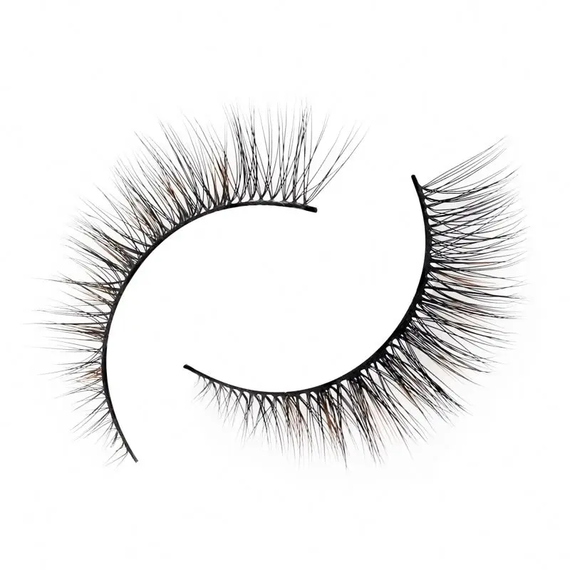 

Hot Selling Synthetic Eyelash Private Label Natural Looking Cluster False Eyelashes, Black