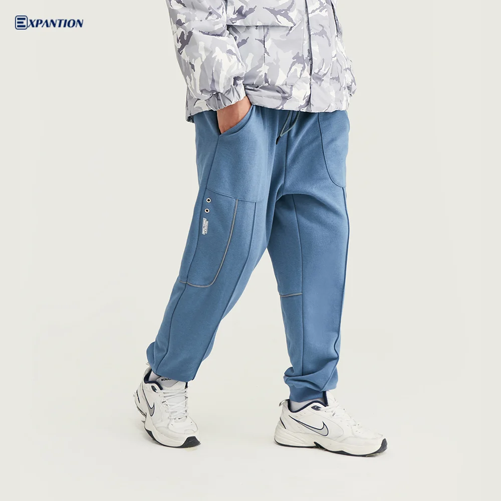 EXP Fashion New Arrivals Streetwear Knit pants Hip Hop Mens Joggers Sweatpants