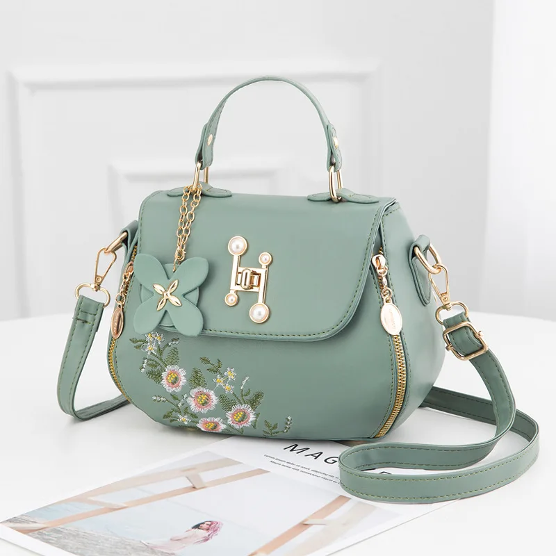 

New Women Messenger Bags Spring Summer Inclined Shoulder Leather Handbags