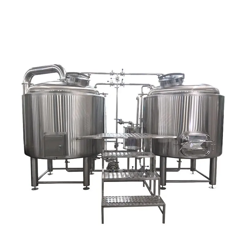 
Artisans brasseurs 500l 5hl beer brewing equipment steam heating brewery equipment 